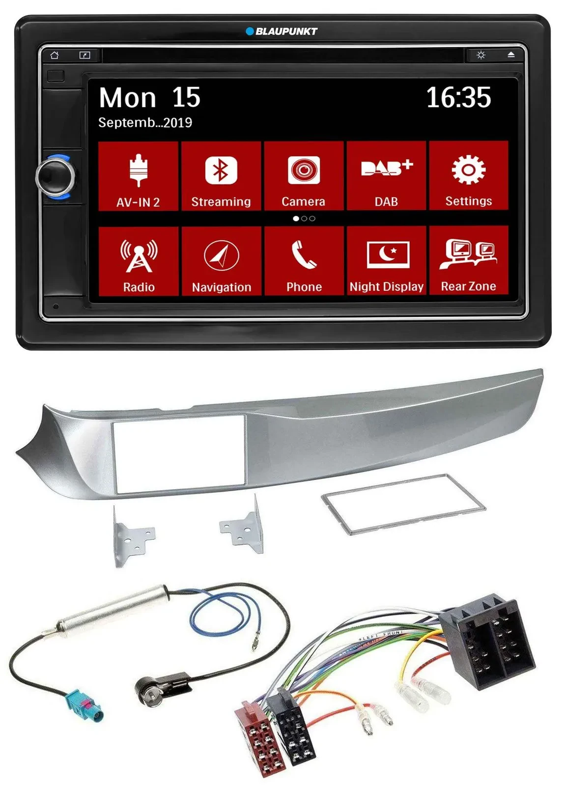 Blaupunkt Bluetooth DAB 2DIN USB DVD MP3 Autoradio für Alfa Giulietta 05/2010-10