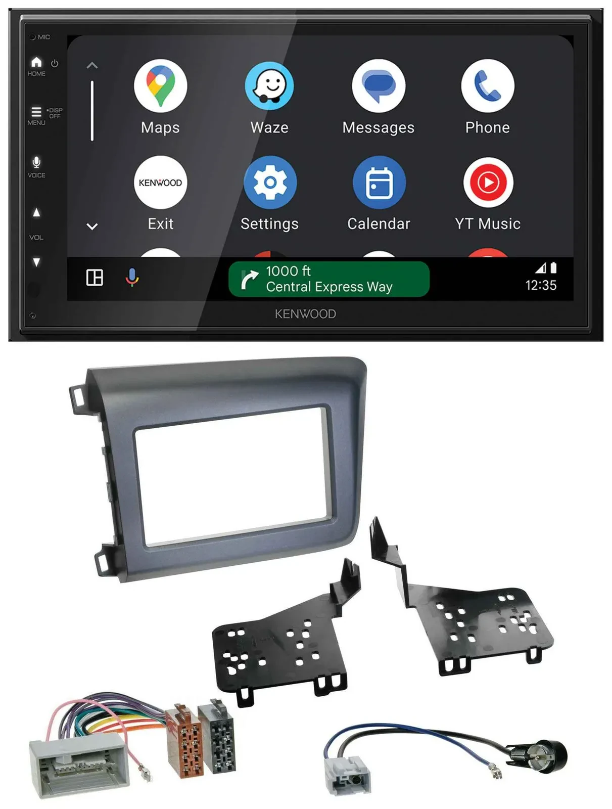 Автомагнитола для Honda Civic (US) Kenwood 2DIN, DAB, Bluetooth, USB, MP3