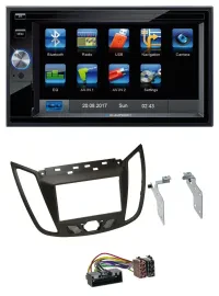 Blaupunkt SD Bluetooth 2DIN MP3 USB AUX Autoradio für Ford C-Max (ab 10) braun