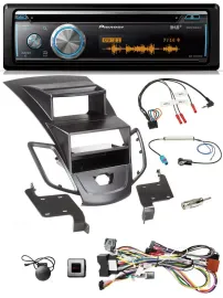 Pioneer Lenkrad DAB USB CD Bluetooth Autoradio für Ford Fiesta 08-10 Display sch