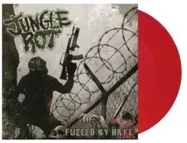 Виниловая пластинка Jungle Rot - Fueled By Hate - Red Vinyl [New Vinyl LP] Colored Vinyl, Green, UK