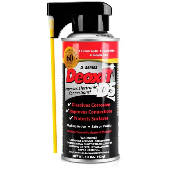 Hosa Technology Hosa Caig DeoxIT D5, Deoxidizer Aerosol Spray, 5 oz #D5S6