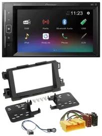 Автомагнитола для Mazda 6 (2013–2015), CX-5 (с 2012) Pioneer 2DIN DAB Bluetooth USB MP3