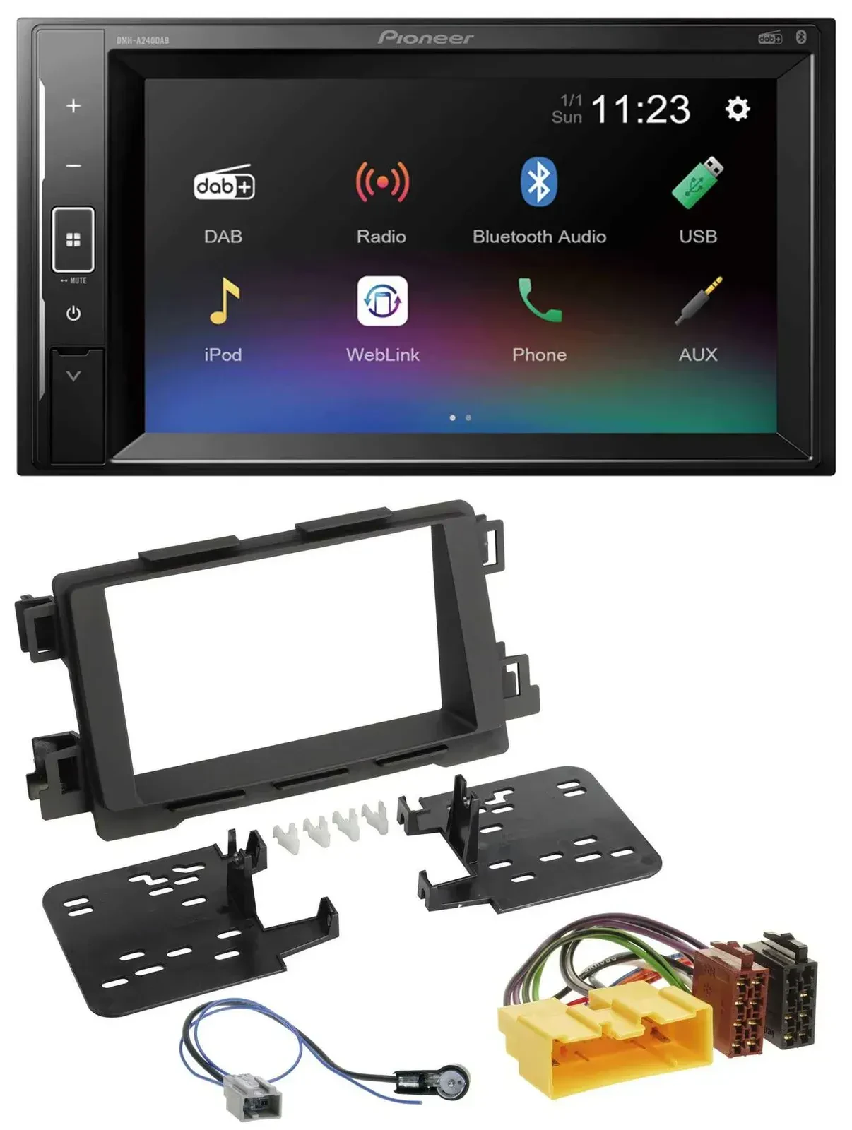 Автомагнитола для Mazda 6 (2013–2015), CX-5 (с 2012) Pioneer 2DIN DAB Bluetooth USB MP3