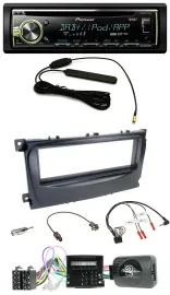 Pioneer MP3 USB CD DAB Lenkrad Autoradio für Ford C-Max Can 07-10 Focus schwarz