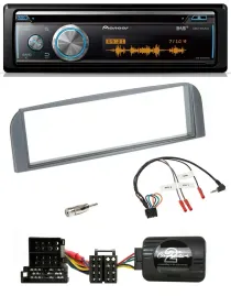 Pioneer Lenkrad DAB USB CD Bluetooth Autoradio für Alfa 147 GT anthrazit