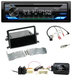 JVC Bluetooth Lenkrad USB DAB CD Autoradio für Mitsubishi L200 2006-2015