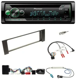 Автомагнитола Pioneer CD USB MP3 DAB для Audi A4 B6 2000–2004, поддержка управления на руле, совместима с Bose