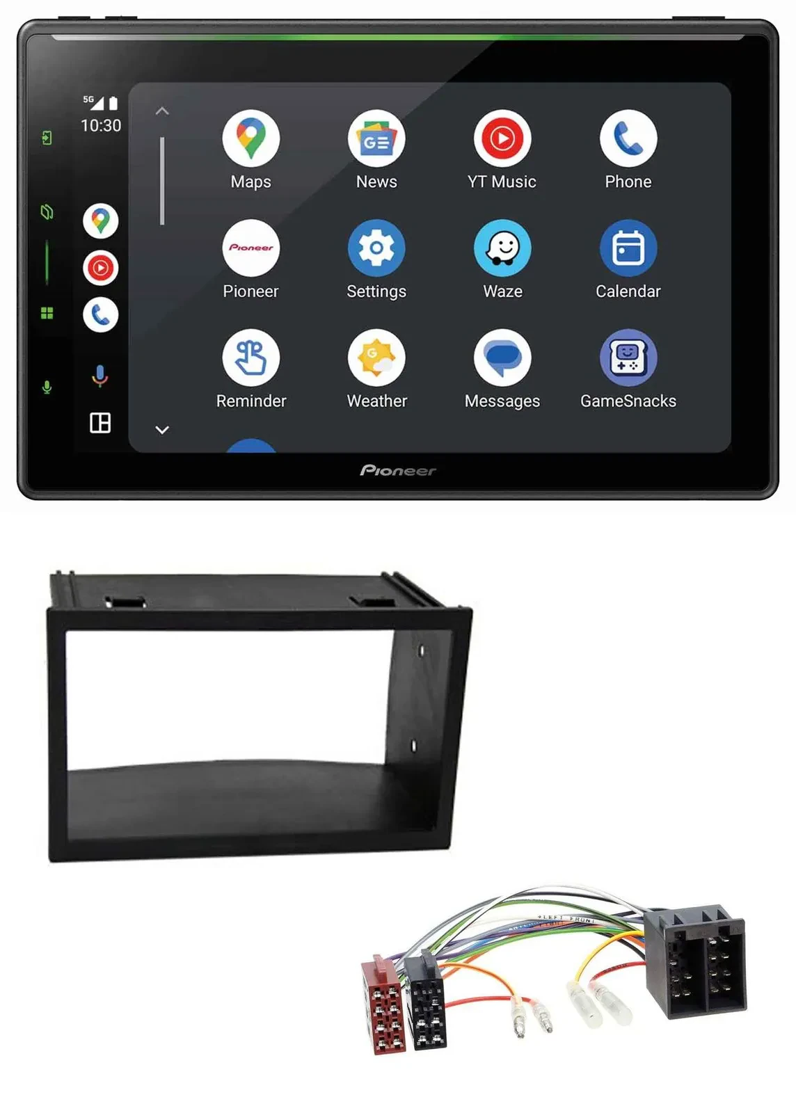 Pioneer 2DIN MP3 USB Bluetooth DAB Autoradio für VW Golf 4 Polo T4 Fox Passat IS