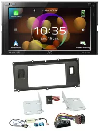 JVC DAB MP3 2DIN Bluetooth USB Autoradio für Land Rover Evoque ab 2011