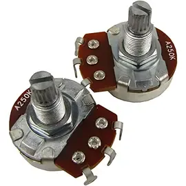 Потенциометр для гитары Musiclily M595 250 кОм логарифмический, 2 штуки