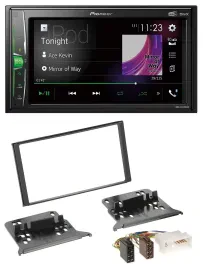 Pioneer 2DIN MP3 DAB USB Bluetooth Autoradio für Kia Sorento BL 2006-2009