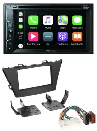 Автомагнитола для Toyota Prius+ Pioneer 2DIN, MP3, USB, DVD, Bluetooth, DAB
