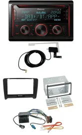 Pioneer 2DIN MP3 DAB USB CD Bluetooth Autoradio für Audi TT (06-14) Quadlock