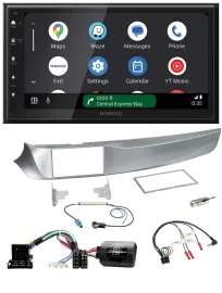 Kenwood DAB Bluetooth USB Lenkrad 2DIN Autoradio für Alfa Giulietta 2010-2014 94
