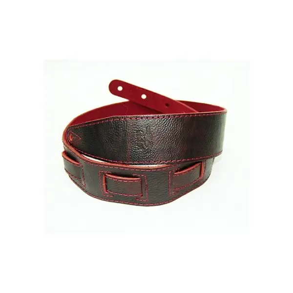 Ремень для гитары Fidel FL60005L21L Leather 21 Bordeaux