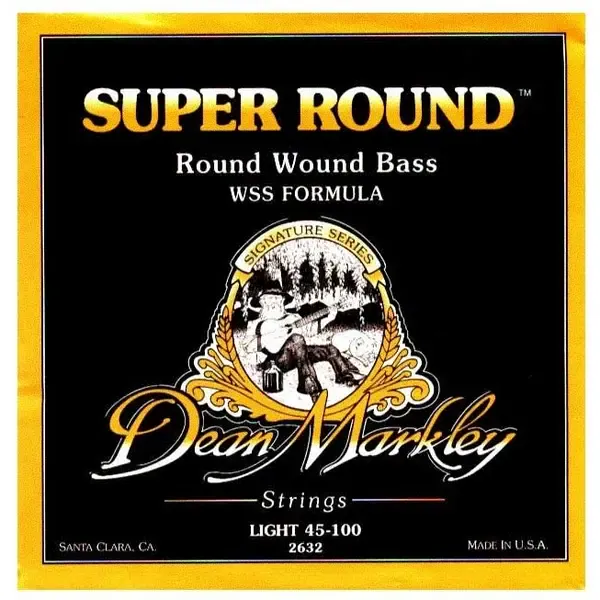 Струны для бас-гитары Dean Markley Super Round 2632 45-100