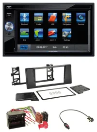 Blaupunkt SD Bluetooth 2DIN MP3 USB AUX Autoradio für BMW 5er E39 X5 Quadlock