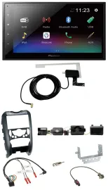 Pioneer DAB Lenkrad Bluetooth 2DIN USB Autoradio für Mini Cooper 06-14 Parksenso
