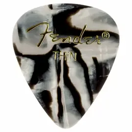 Медиаторы Fender Electric Guitar Pick Pack Thin Zebra 12-Pack