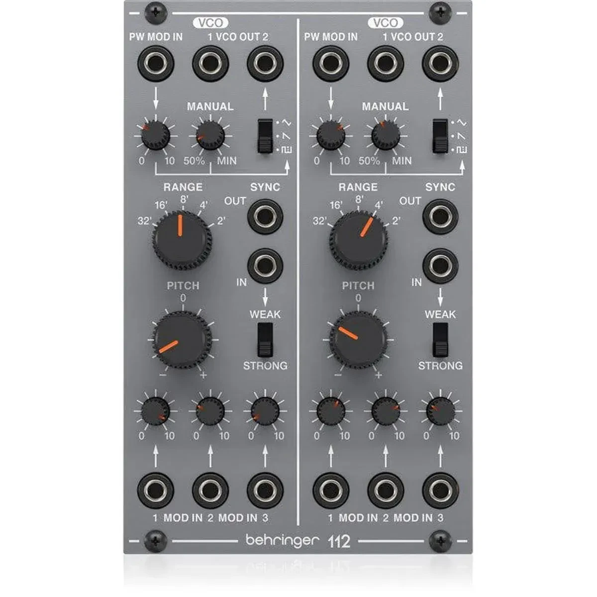 Модуль Eurorack Behringer 112 аналоговый двойной VCO