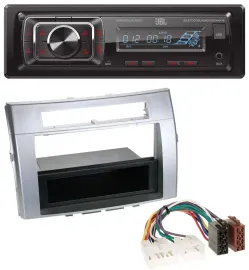 Автомагнитола для Toyota Corolla Verso (2004–2009) JBL Bluetooth, USB, SD, AUX, серебристая