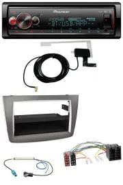 Автомагнитола Pioneer Bluetooth DAB USB MP3 для Alfa Romeo MiTo (955, 2008–2014) ISO, тёмный