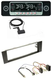 Dietz DAB Bluetooth USB MP3 Autoradio für Audi A3 (8P, 03-06) - ISO