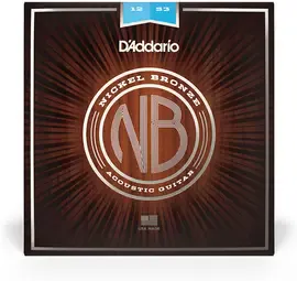 Струны для акустической гитары D'Addario NB1253 Nickel Bronze 12-53
