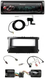 Pioneer Bluetooth DAB USB Lenkrad Autoradio für Ford Mondeo 2007-2014 S-Max pian