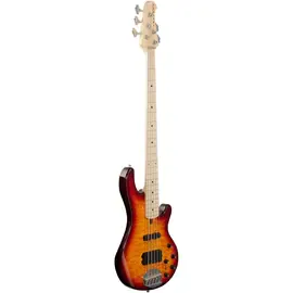 Бас-гитара Lakland 55-02 Deluxe 5-String Bass Guitar, Maple Fingerboard, Honey Sunburst