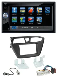 Автомагнитола для Hyundai i20 Blaupunkt 2-DIN Bluetooth USB AUX SD (2014–2020)