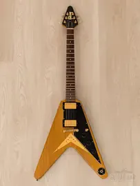 Электрогитара Gibson Heritage Flying V Korina 1958 Vintage Reissue HH Antique Natural w/case USA 1983