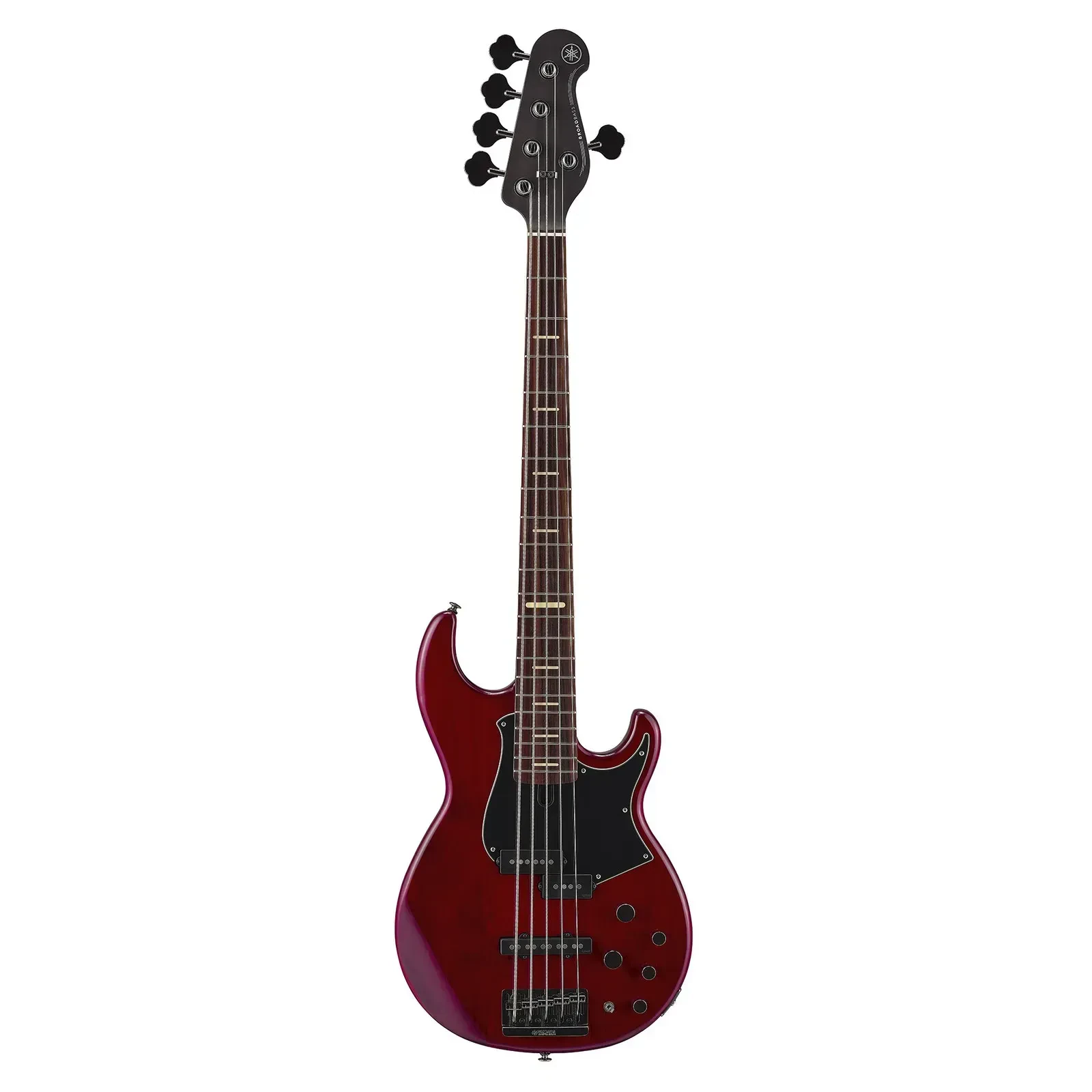 Yamaha BB735A 5 String Right Handed Fired Red Bass Guitar with LED Battery Alert