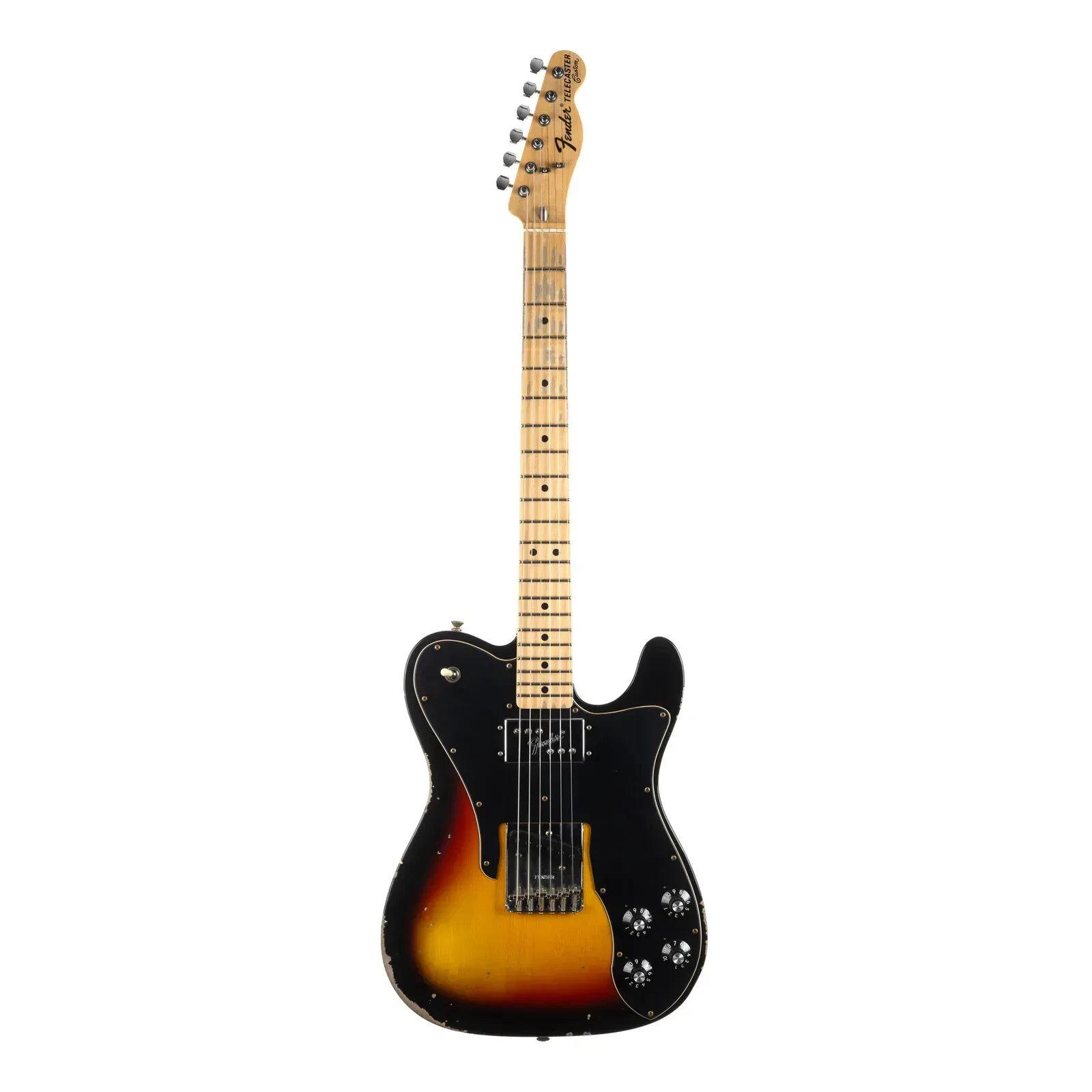 Электрогитара Fender Custom Shop 1977 Telecaster Custom Relic 3-Tone Sunburst