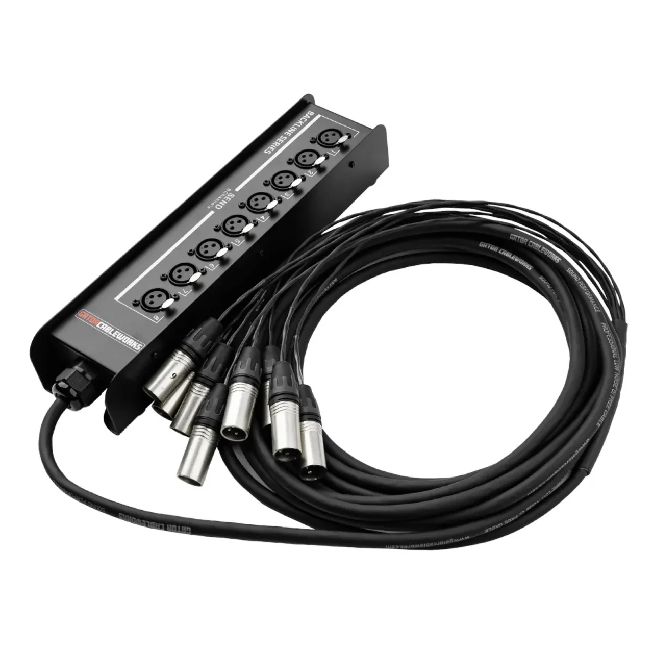 Мультикор Gator GCWB-DS8X0-50 Backline Series Black 15 м