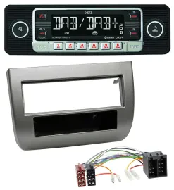 Dietz USB DAB MP3 Bluetooth Autoradio für Lancia Y (843 03-11) anthrazit
