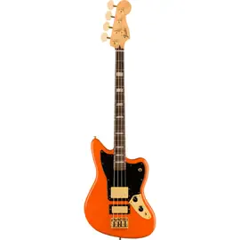 Бас-гитара Fender Limited Edition Mike Kerr Jaguar Bass, Tiger's Blood Orange w/ Gig Bag