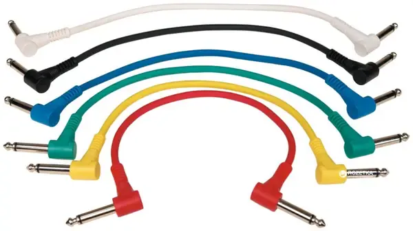 Патч-кабель инструментальный Rockcable RCL30011 D5 (комплект 6 штук)