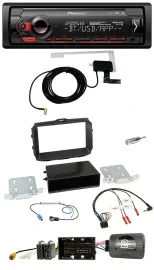 Автомагнитола для Alfa Romeo Giulietta 940 Facelift 2014 Pioneer DAB, Bluetooth, USB, поддержка кнопок на руле