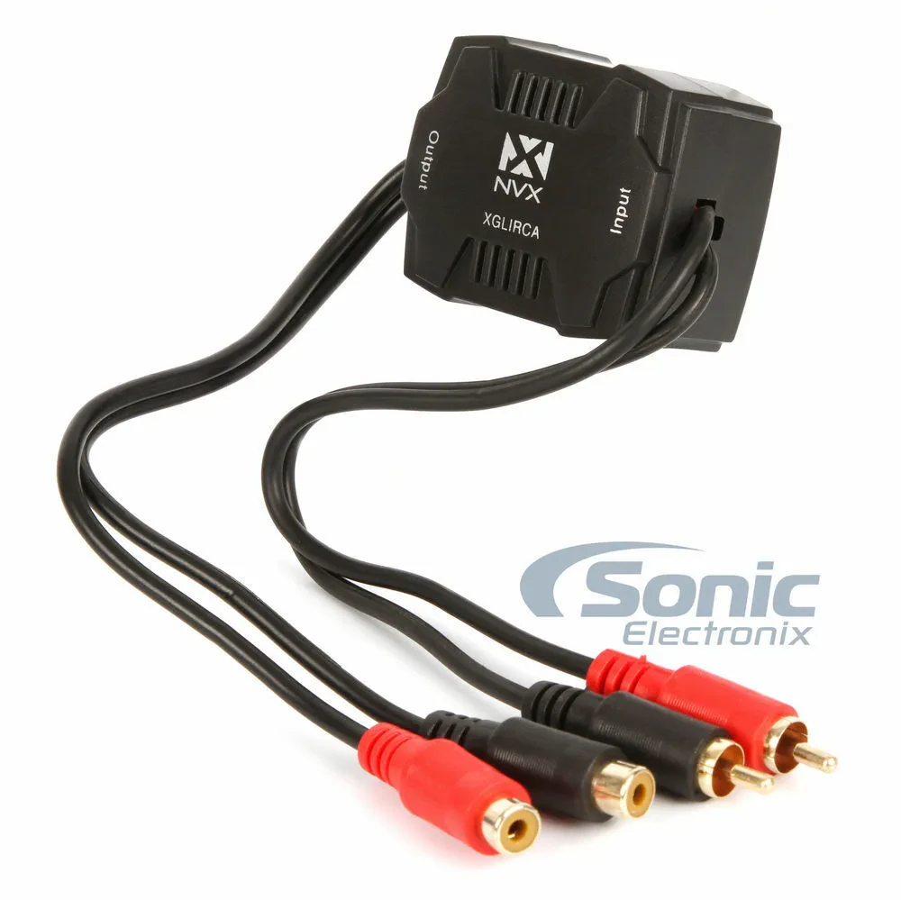 NVX XGLIRCA Ground Loop Isolator for RCA/Interconnect Auxiliary Aux Connections