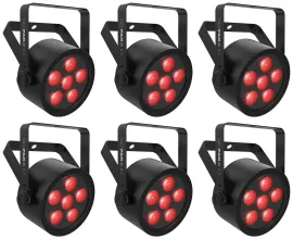 Светодиодный прибор Chauvet DJ SlimPAR H6 ILS RGBAW+UV LED DMX (6 штук)