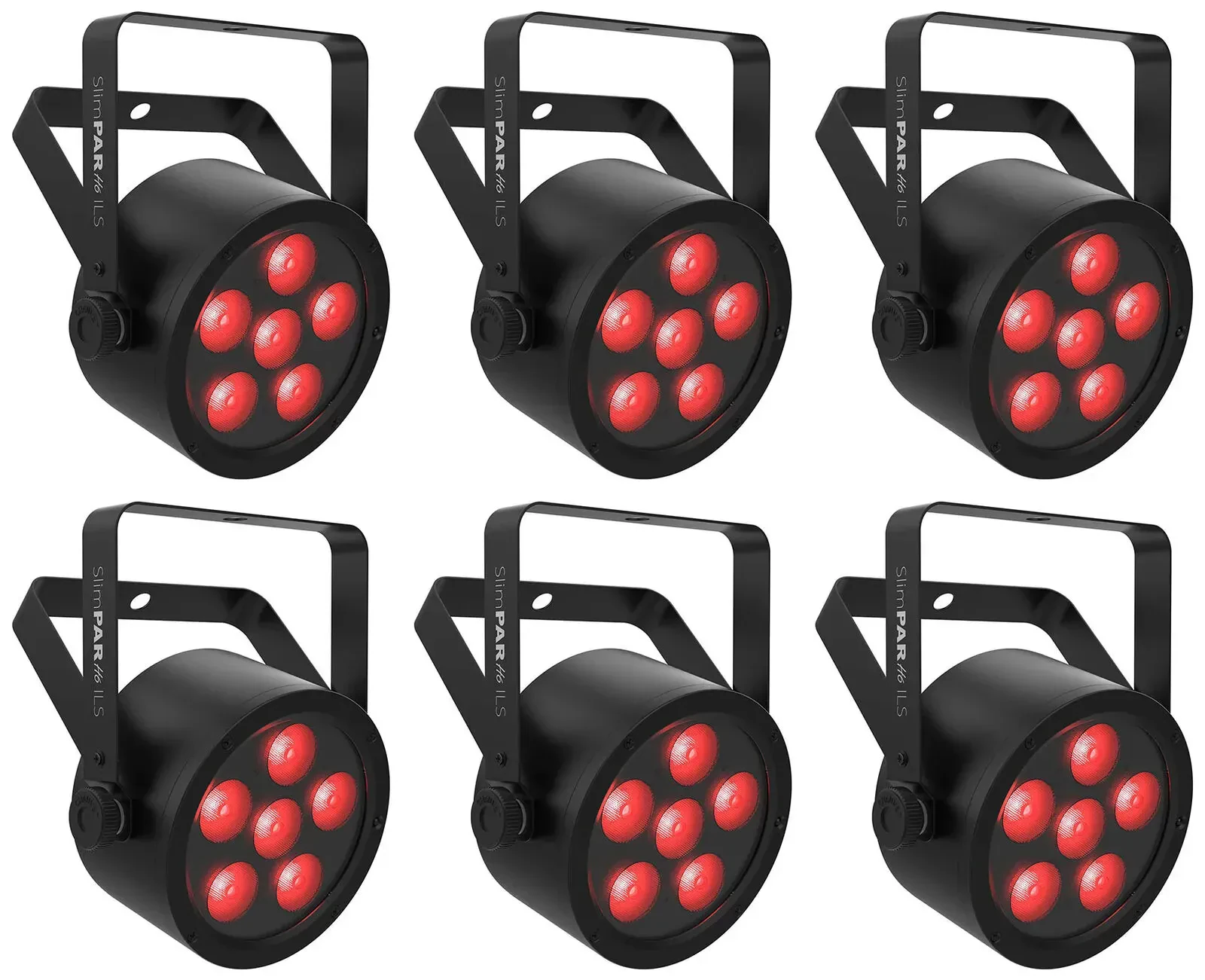 Светодиодный прибор Chauvet DJ SlimPAR H6 ILS RGBAW+UV LED DMX (6 штук)