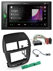 Автомагнитола Pioneer 2DIN MP3 DAB USB Bluetooth для Mitsubishi ASX 2010–2014