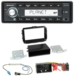 Continental USB MP3 AUX 1DIN Autoradio für Alfa Giulietta 52 Pin ab 13 piano