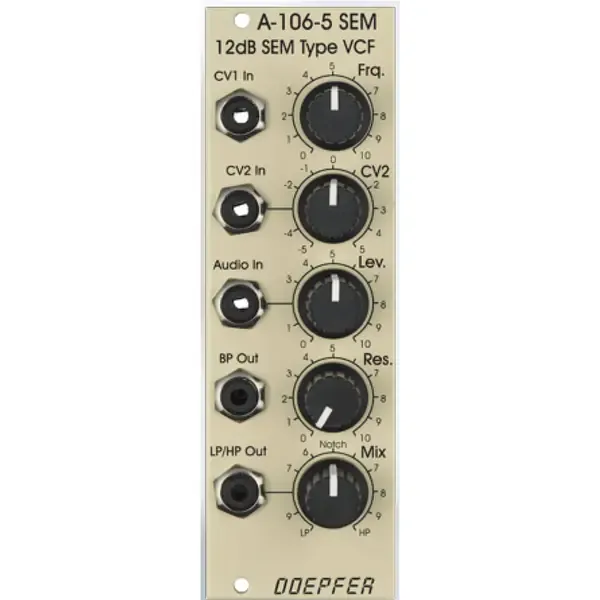Модульный студийный синтезатор Doepfer A-106-5 SEM Filter