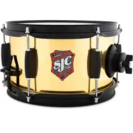 Малый барабан SJC Drums Jam Can Mahogany 10x6 Brushed Brass Wrap