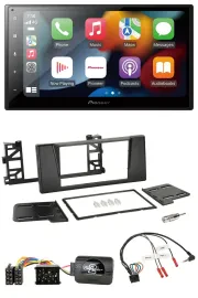 Pioneer DAB Bluetooth 2DIN USB Lenkrad Autoradio für BMW 5er E39 1997-2001