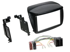 Einbauset Doppel DIN Autoradio für Fiat Doblo ab 10 Opel Combo ab 12