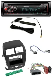 Pioneer USB DAB MP3 Bluetooth CD Autoradio für Mitsubishi ASX (2010-2014)